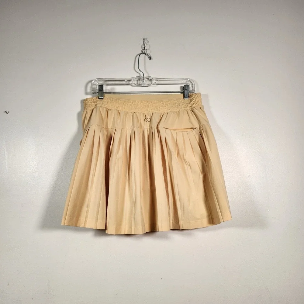 CALIA by CARRIE UNDERWOOD Golf Tennis Pickleball Skort Womens L Butter Yellow